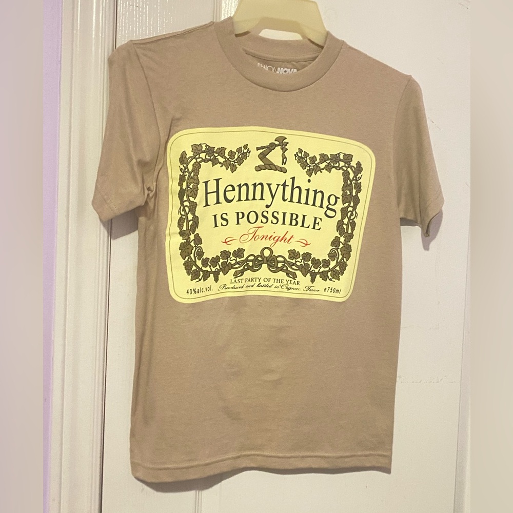 Brand new Hennything is Possible t shirt